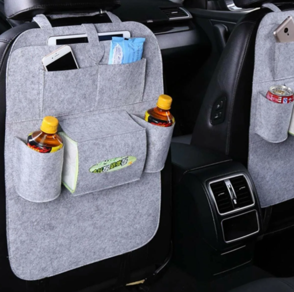 Органайзер на спинку сиденья автомобиля / Накидка на сидение для хранения вещей